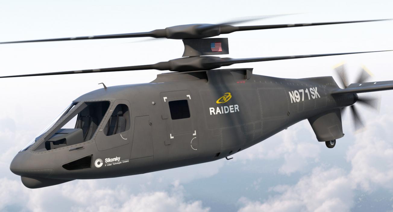 Sikorsky S97 Raider 3D model