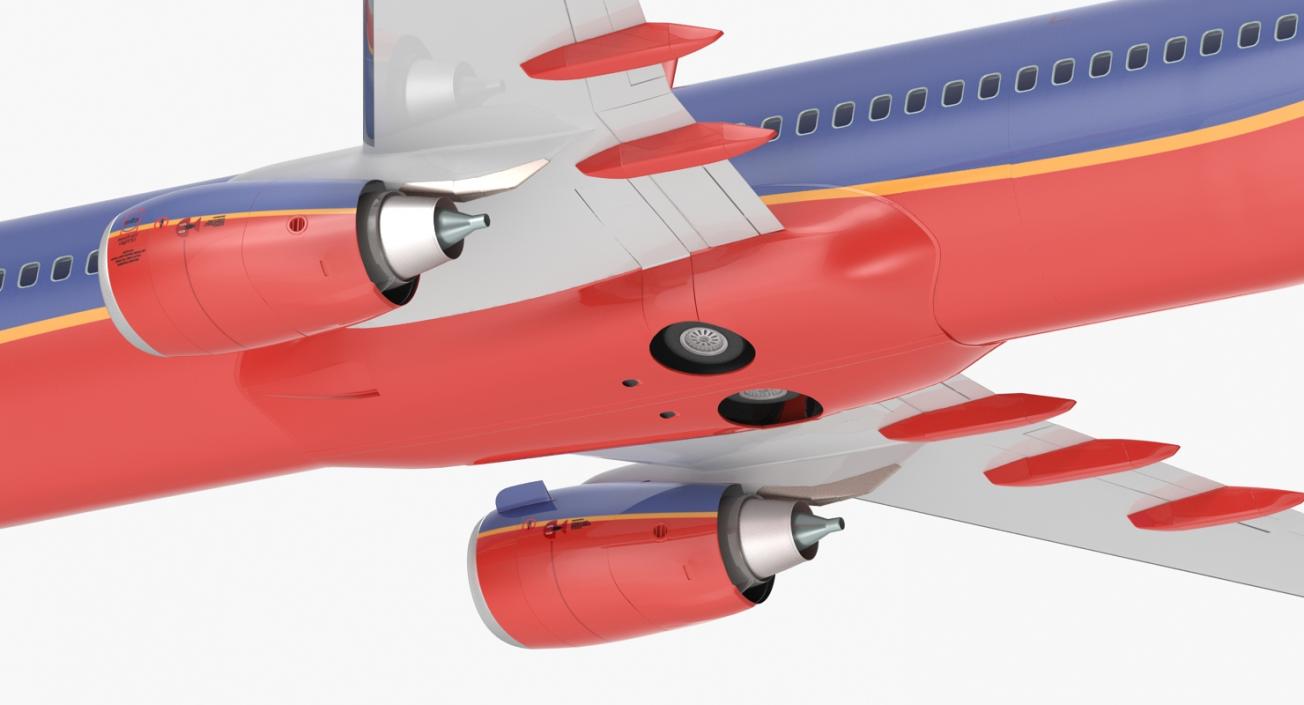 3D Boeing 737-800 Southwest Airlines model