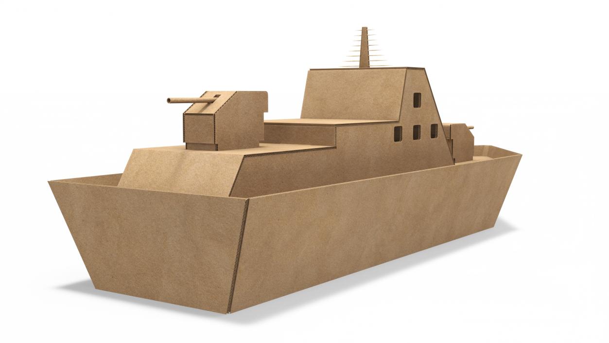 3D Cardboard Toy Vehicles Collection model