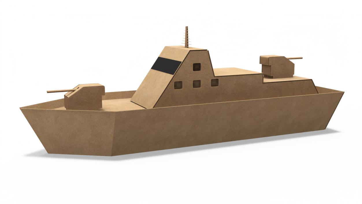 3D Cardboard Toy Vehicles Collection model