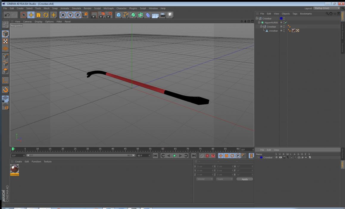 Crowbar 3D model