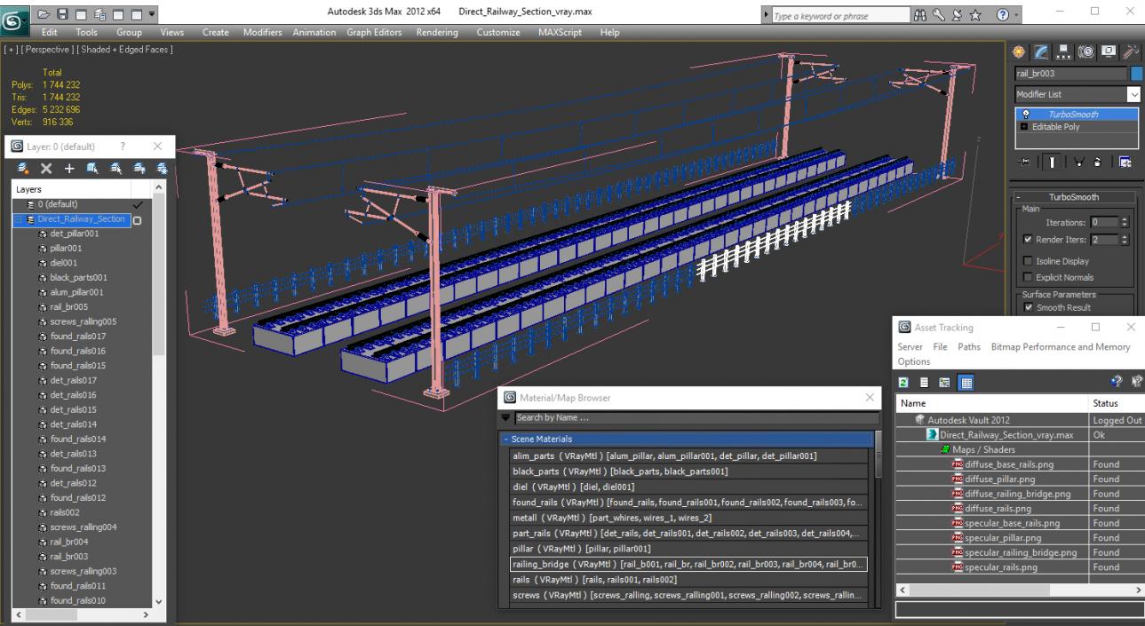 Direct Railway Section 3D