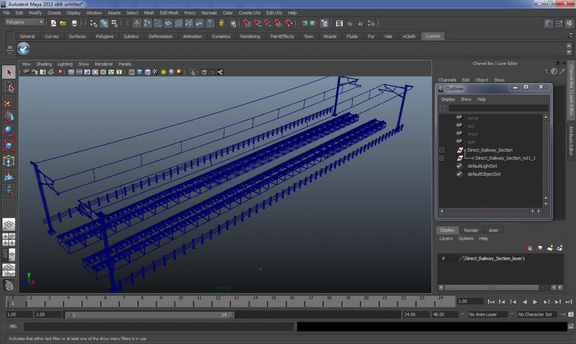 Direct Railway Section 3D