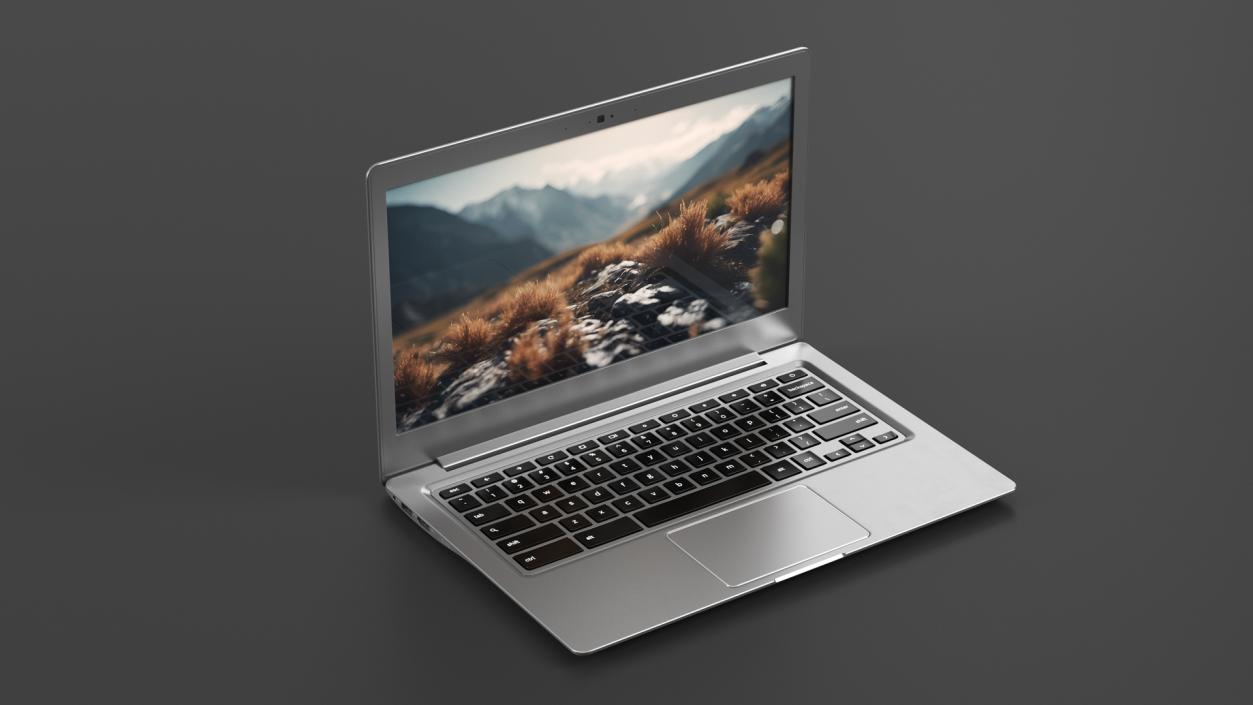 Modern Sleek Laptop 3D model