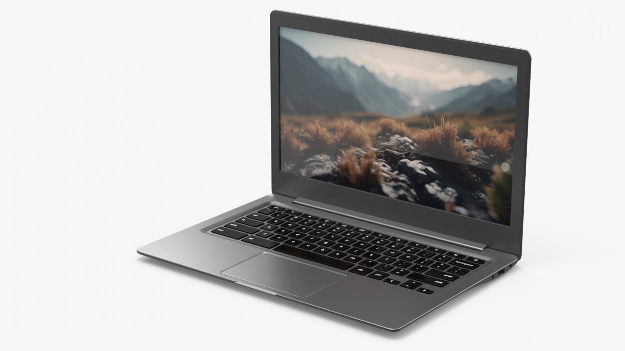 Modern Sleek Laptop 3D model