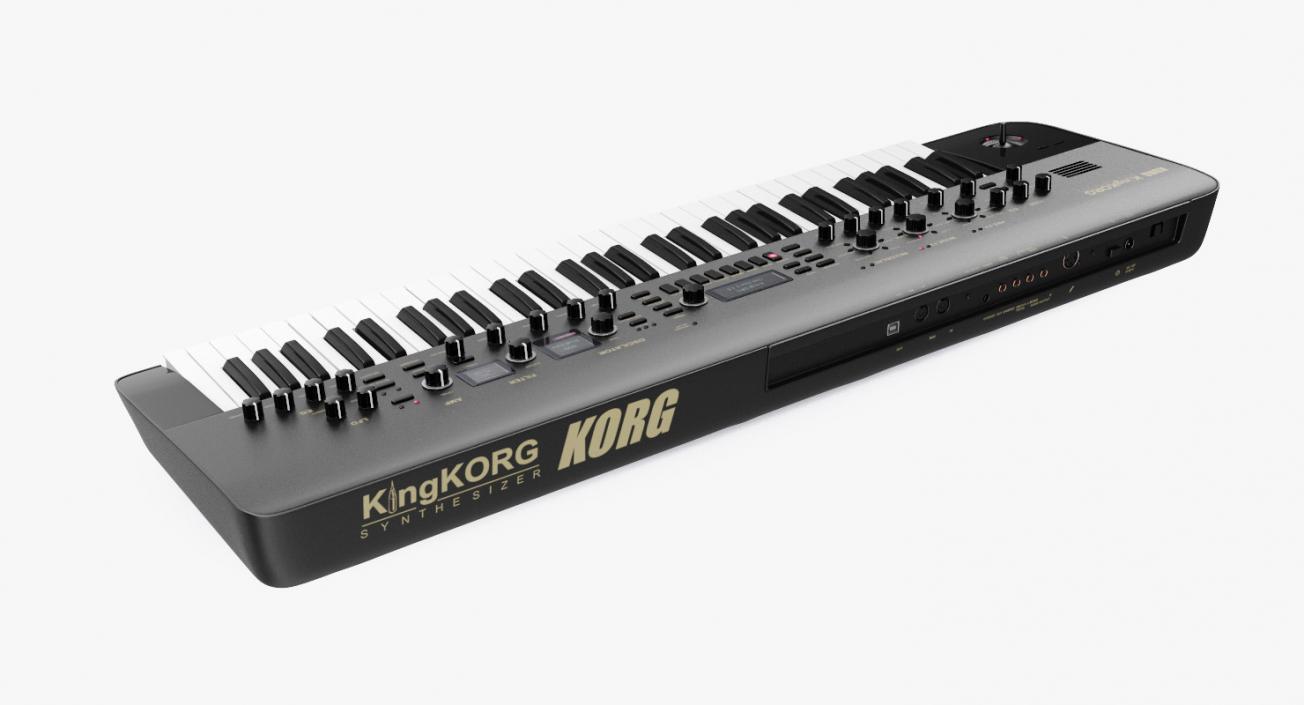 3D Korg KingKORG Synthesizer Black