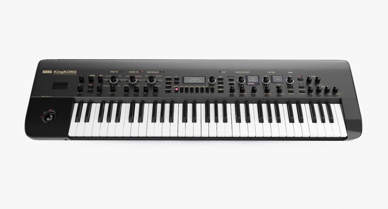 3D Korg KingKORG Synthesizer Black