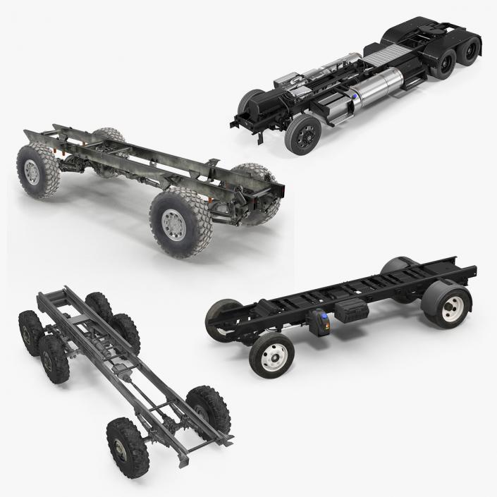 Truck Chassis 3D Models Collection 3D model