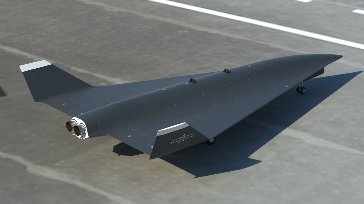 3D model China WZ 8 Hypersonic Surveillance Drone