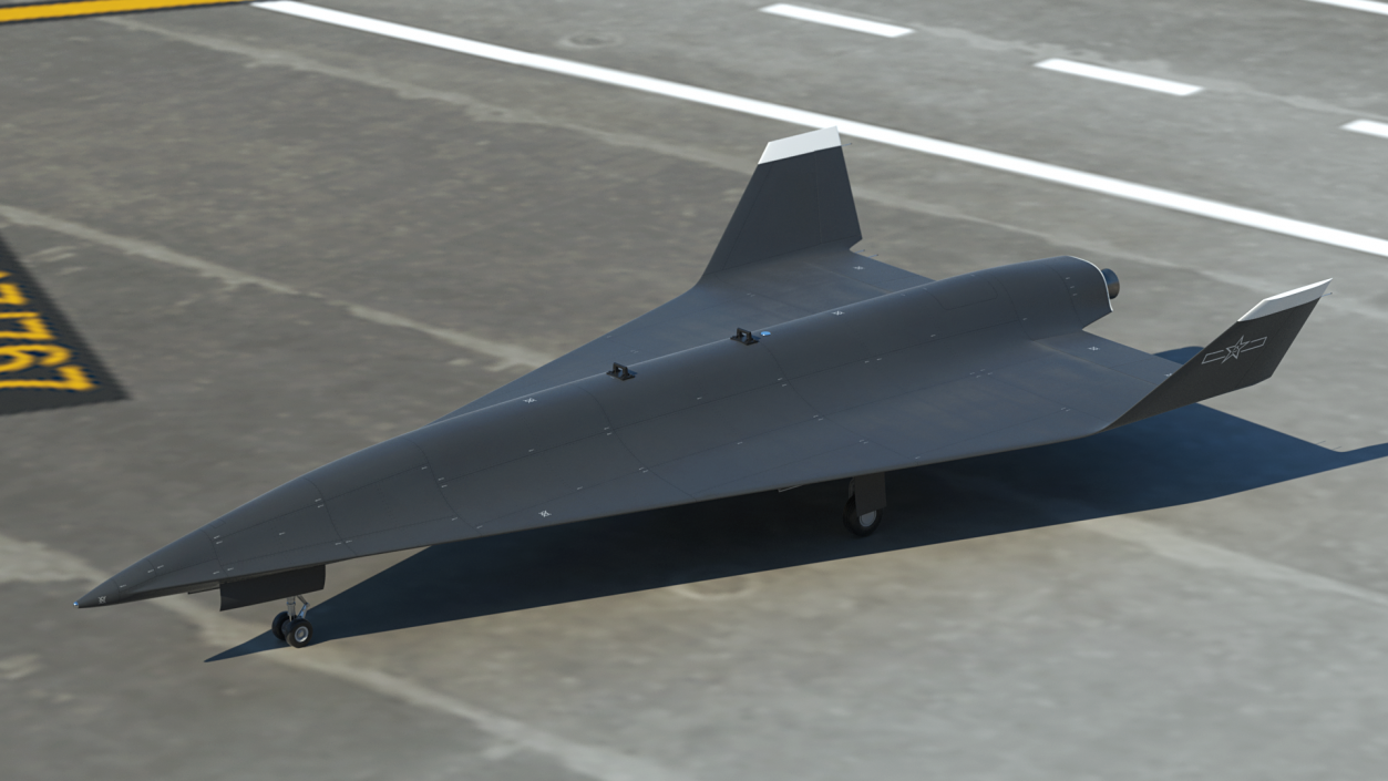 3D model China WZ 8 Hypersonic Surveillance Drone