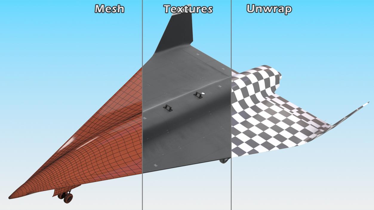 3D model China WZ 8 Hypersonic Surveillance Drone