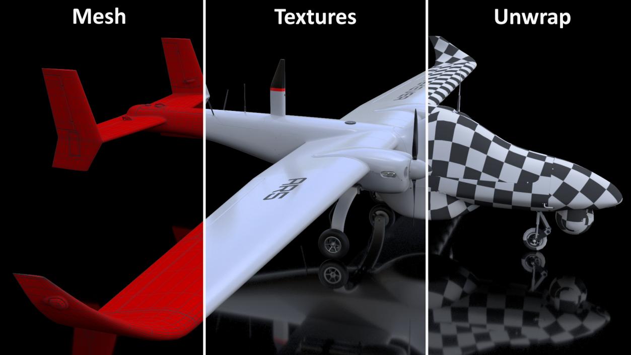 3D model Tekever AR5 UAS