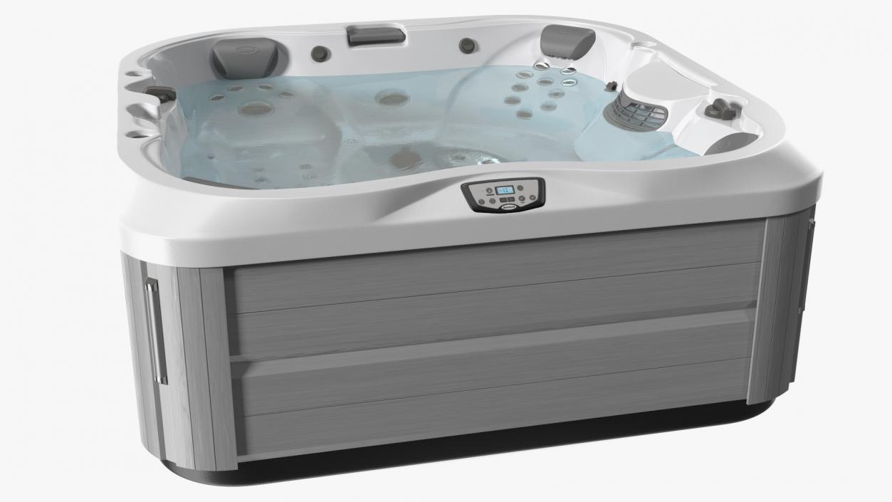 3D Jacuzzi J 335 Hot Tub White with Water model