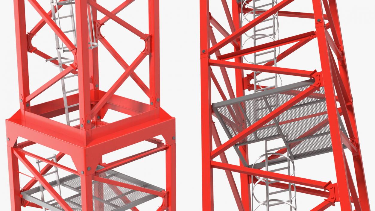 3D Construction Tower Crane 2