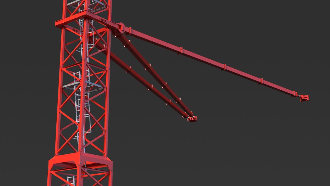 3D Construction Tower Crane 2