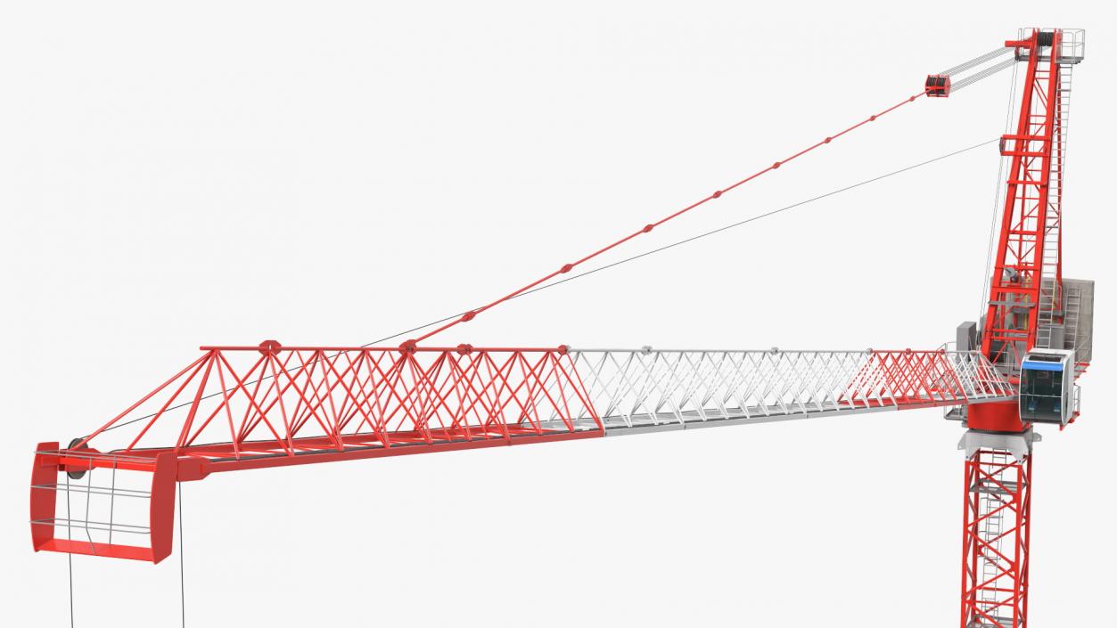 3D Construction Tower Crane 2