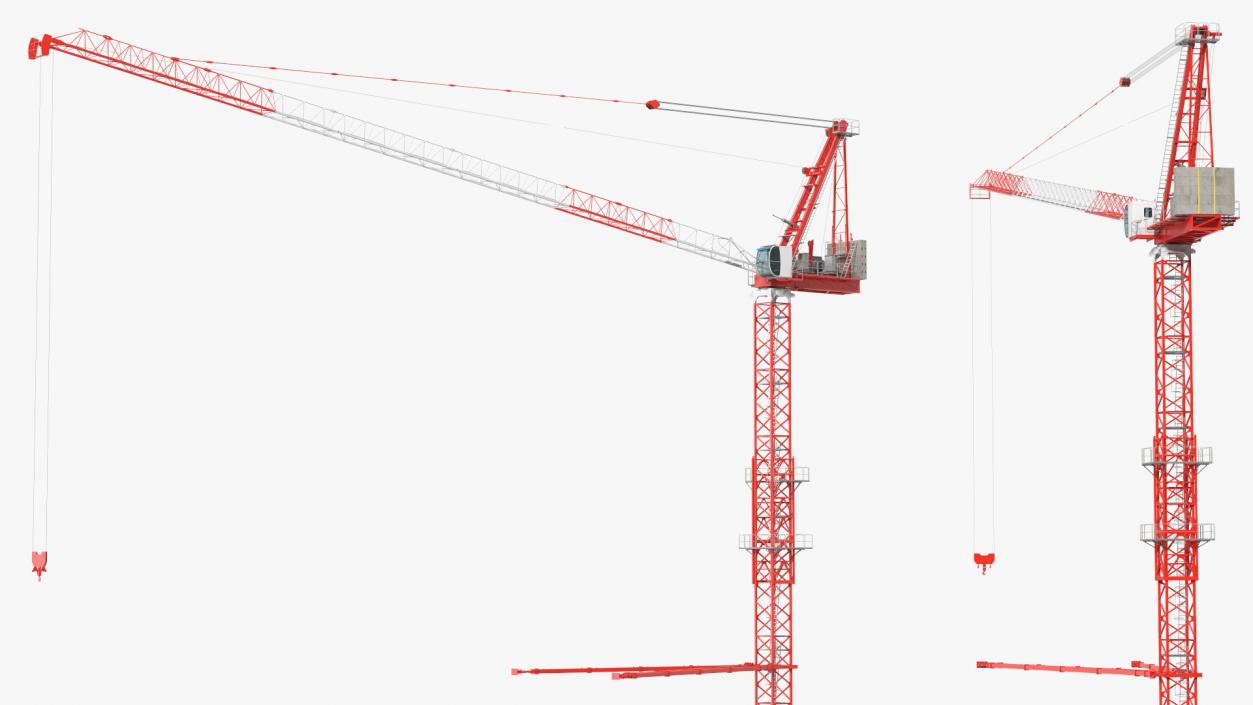 3D Construction Tower Crane 2