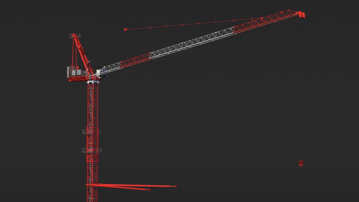 3D Construction Tower Crane 2