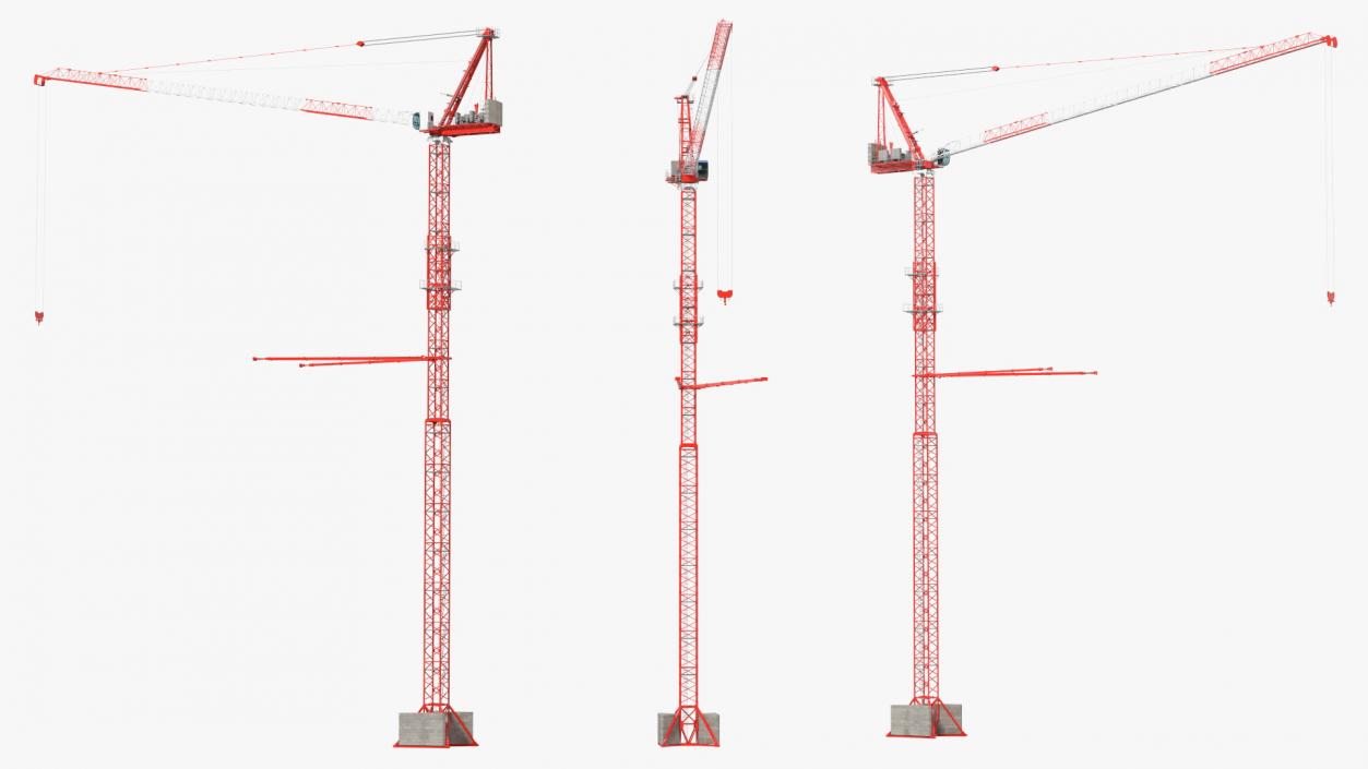 3D Construction Tower Crane 2