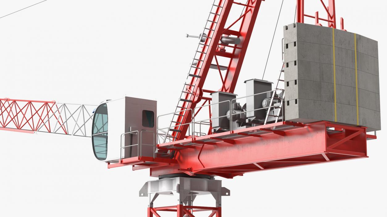 3D Construction Tower Crane 2