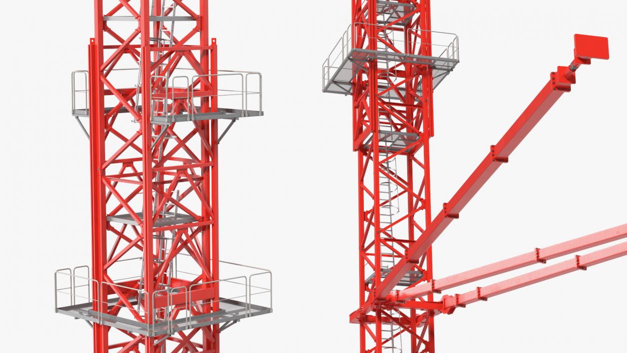 3D Construction Tower Crane 2