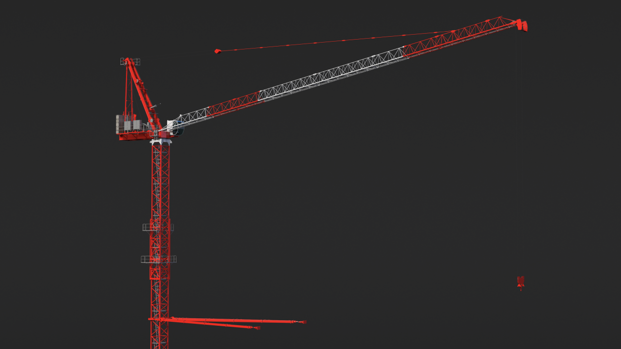 3D Construction Tower Crane 2