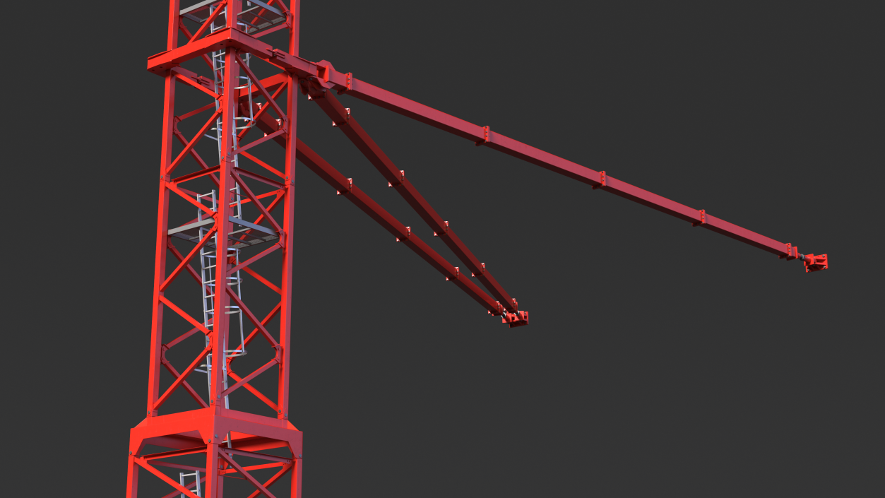 3D Construction Tower Crane 2