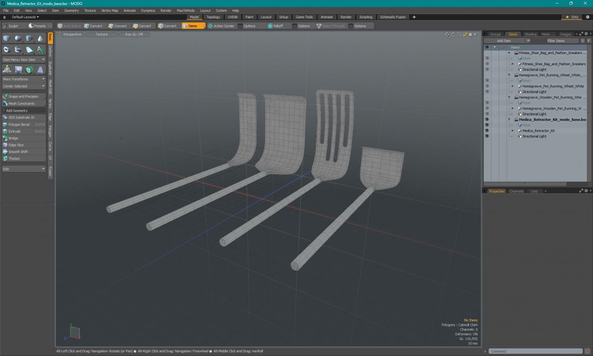 3D model Medica Retractor Kit