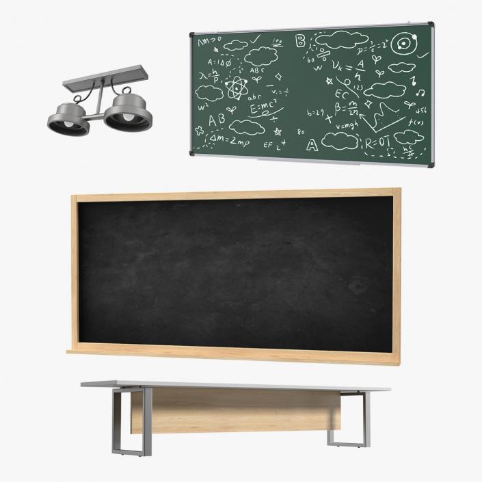 Classroom Furnishings Collection 2 3D model