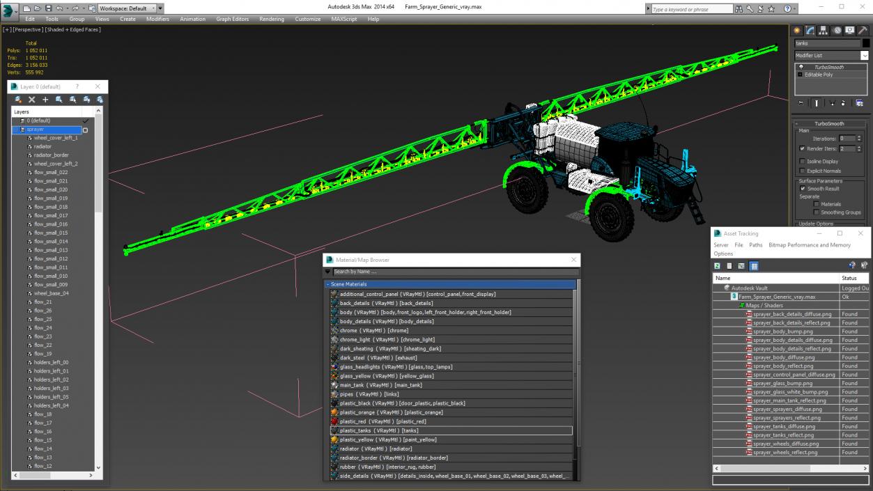 3D model Farm Sprayer Generic