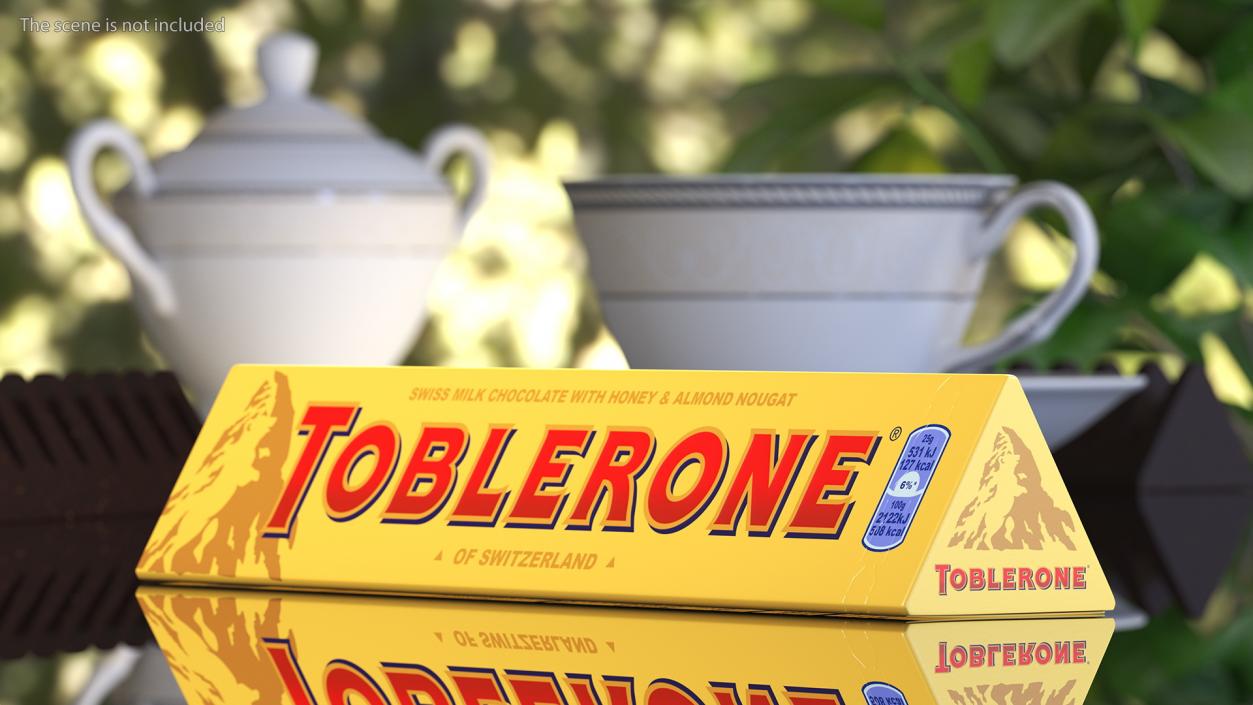 Toblerone Milk Chocolates Box 3D model