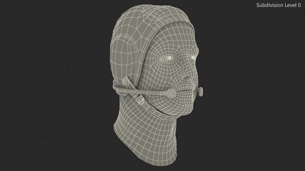 3D Astronaut Head 2