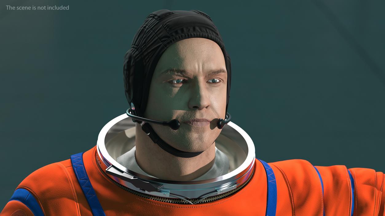 3D Astronaut Head 2