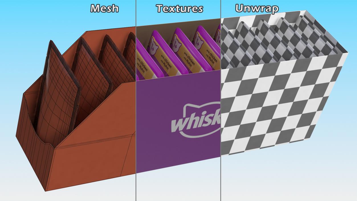 Whiskas Pouch Box 3D