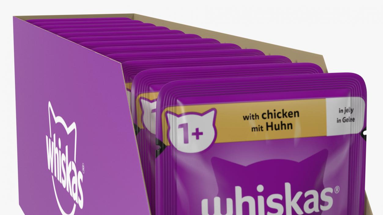 Whiskas Pouch Box 3D