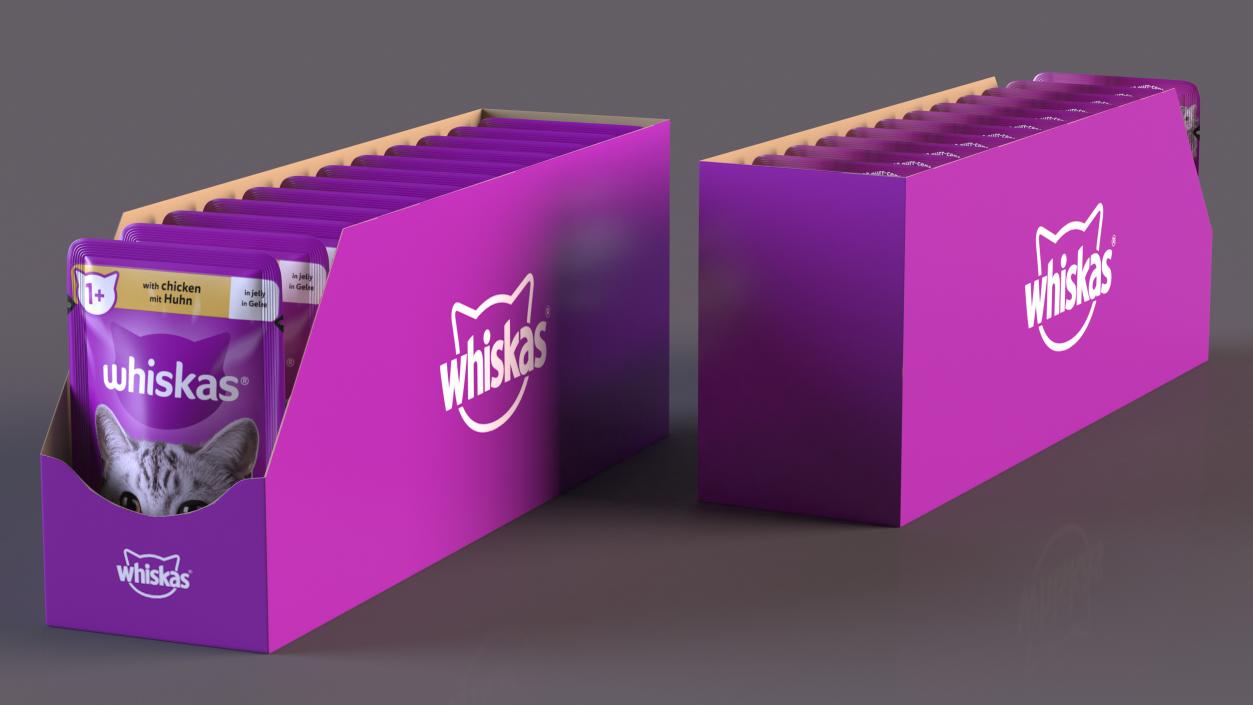 Whiskas Pouch Box 3D