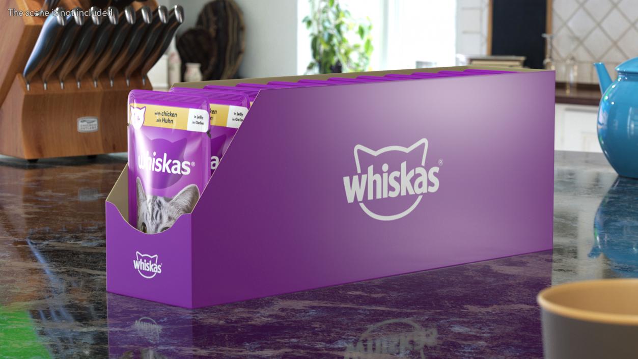 Whiskas Pouch Box 3D