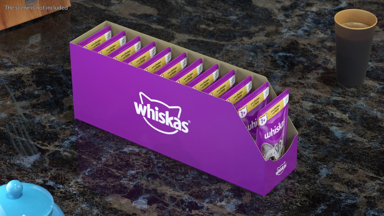 Whiskas Pouch Box 3D