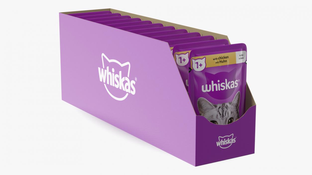 Whiskas Pouch Box 3D