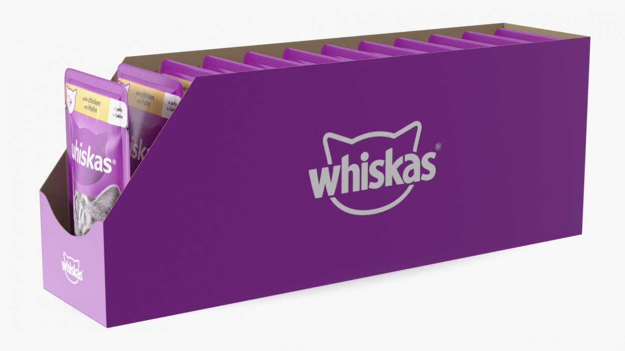 Whiskas Pouch Box 3D