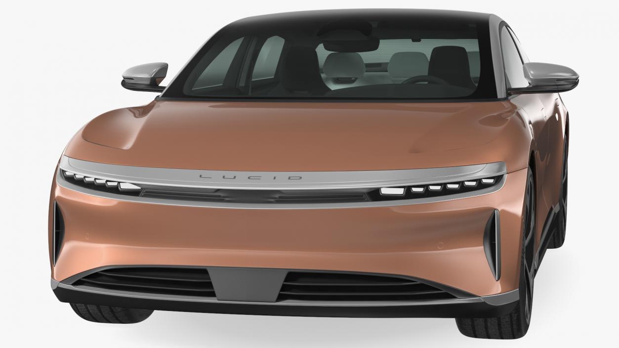 3D Lucid Air 2021 Electric Luxury Sedan