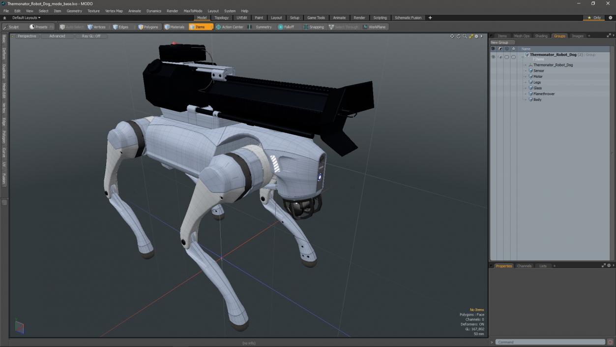 3D Thermonator Robot Dog