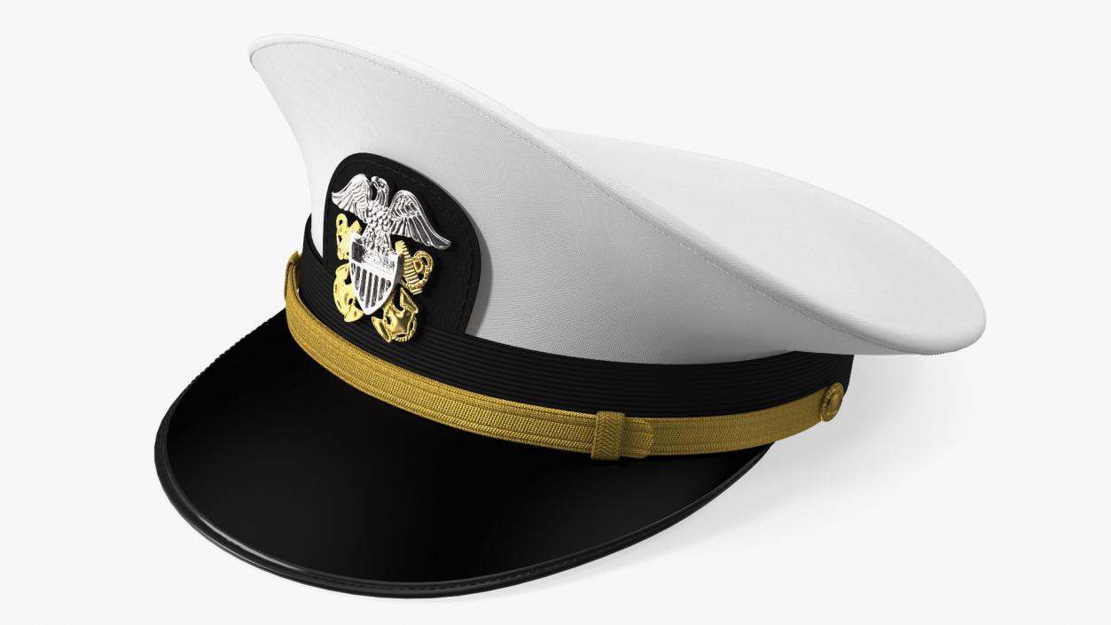 Naval Officer Cap 3D