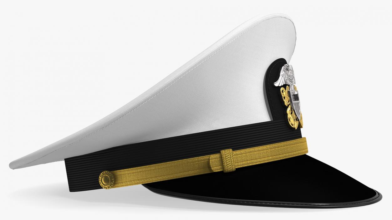 Naval Officer Cap 3D