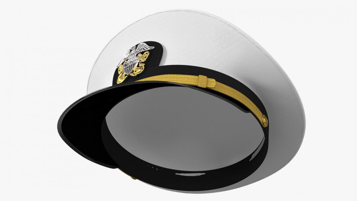 Naval Officer Cap 3D