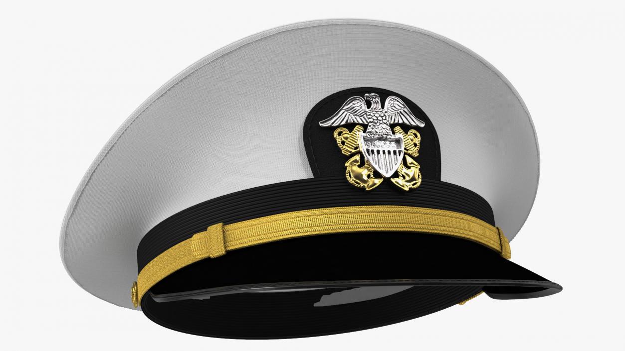 Naval Officer Cap 3D