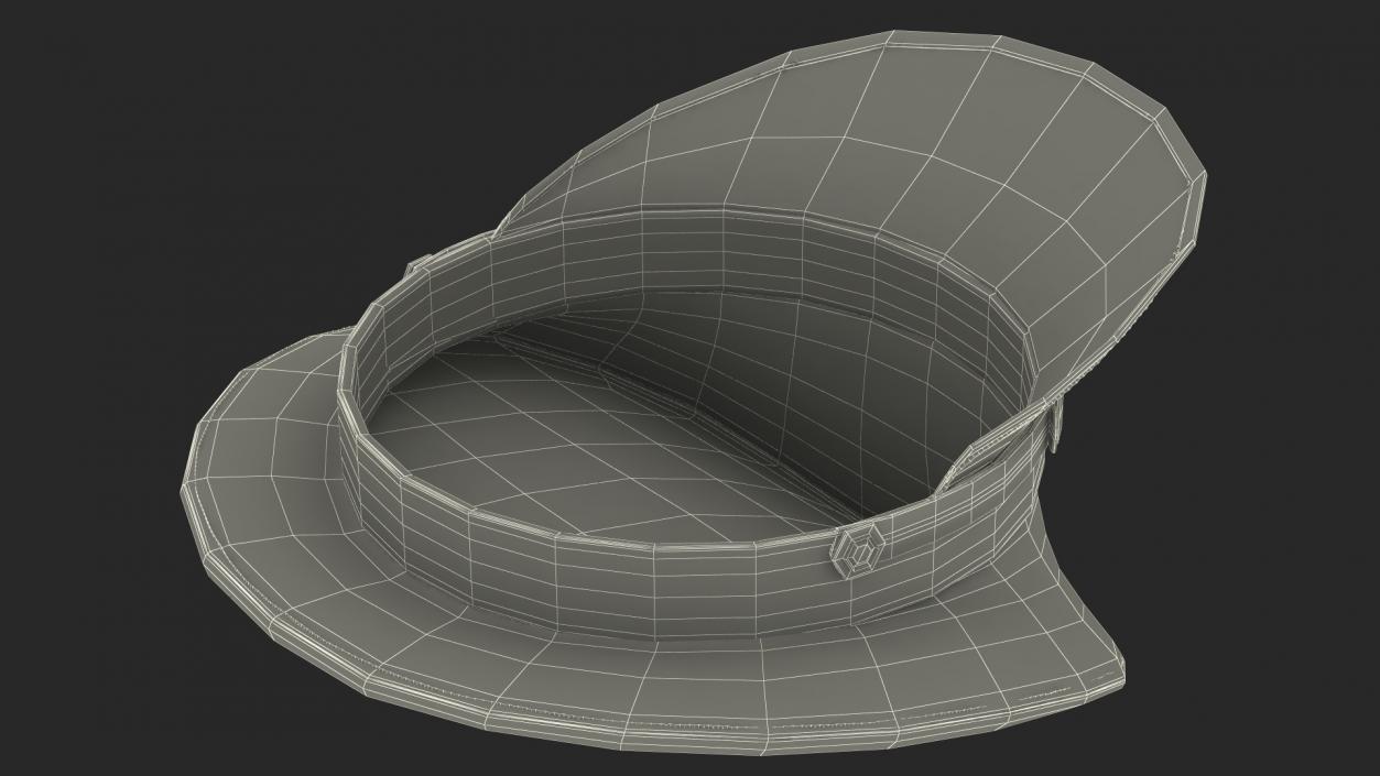 Naval Officer Cap 3D