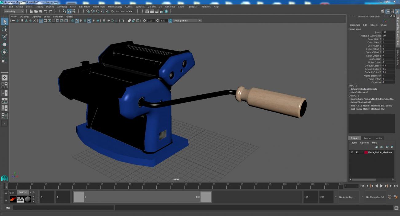 Pasta Maker Machine 3D model