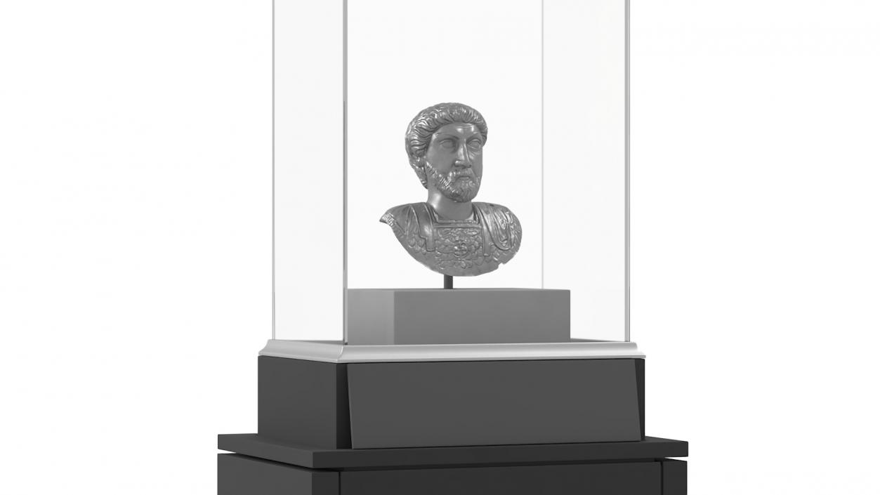 3D model Silver Museum Exhibit in Stand