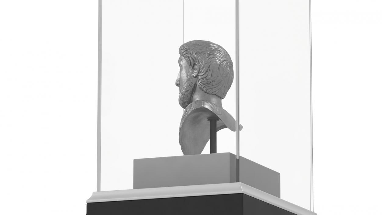 3D model Silver Museum Exhibit in Stand